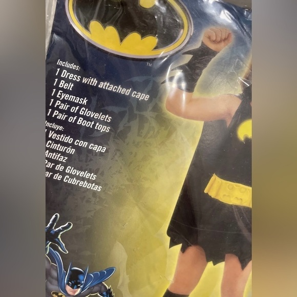DC Comics Batgirl Costume Gotham Reflective 7 Piece Set Sz XL (14-16) - Picture 2 of 4